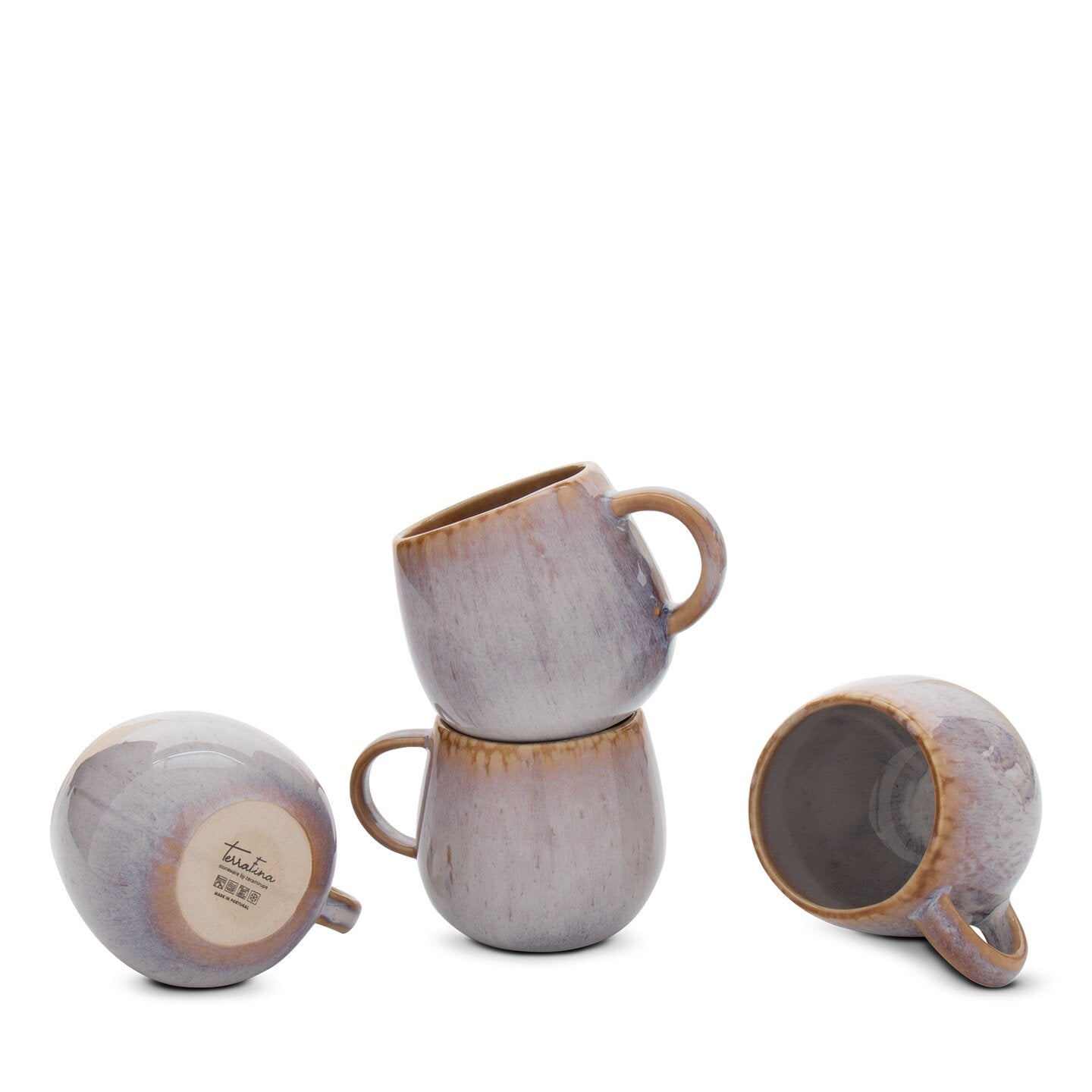 4er Set Tasse Creme, groß