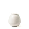 Keramik Vase weiss Handgemacht 