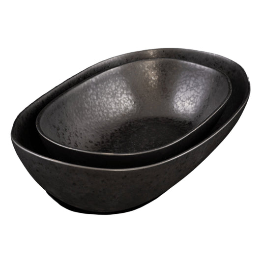 Black Stone Auflaufform Schwarz I 2 teiliges Set