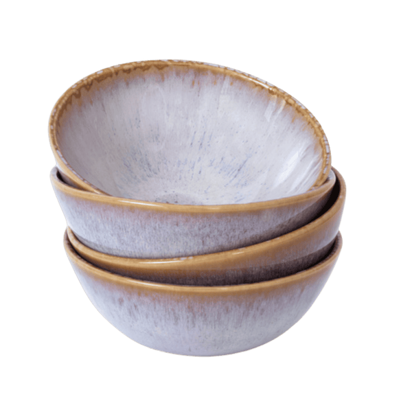 kleine Müslischale aus Keramik in creme
