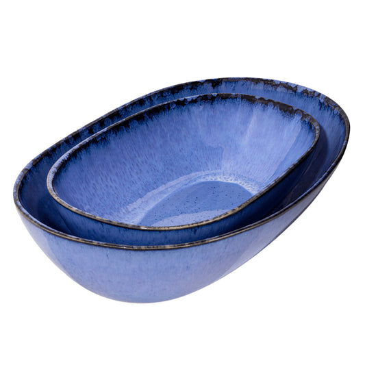 Amazonia Auflaufform Blau I 2 teiliges Set