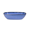 blaue Auflaufform aus Keramik für den Ofen
