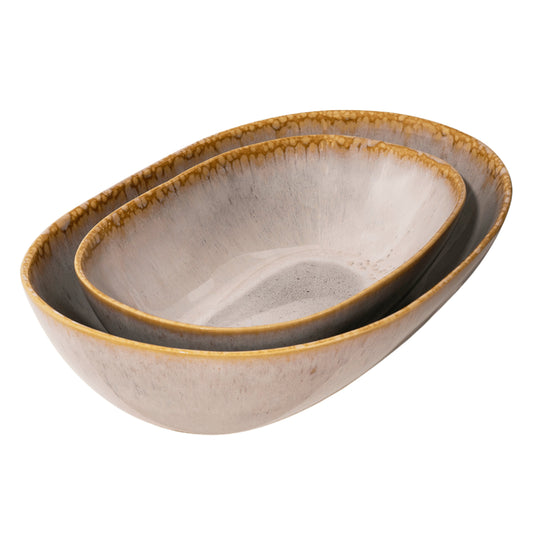 Amazonia Auflaufform Creme I 2 teiliges Set