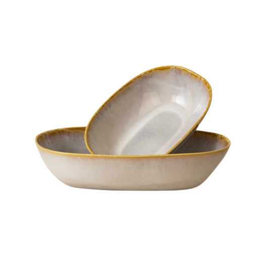 Amazonia Auflaufform Creme I 2 teiliges Set