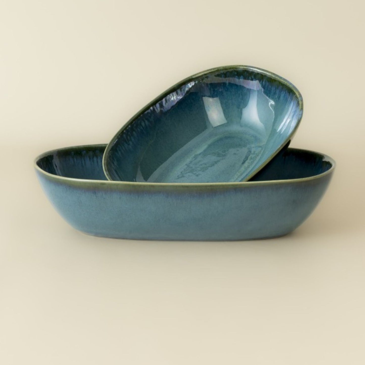 Amazonia Auflaufform Grün I 2 teiliges Set