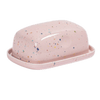 Bunte Butterdose Handgemachte Keramik Rosa
