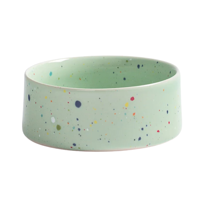 Keramik Hundenapf & Katzennapf 2er Set Ø16 cm Lila – Egg Back Home Party Futternäpfe