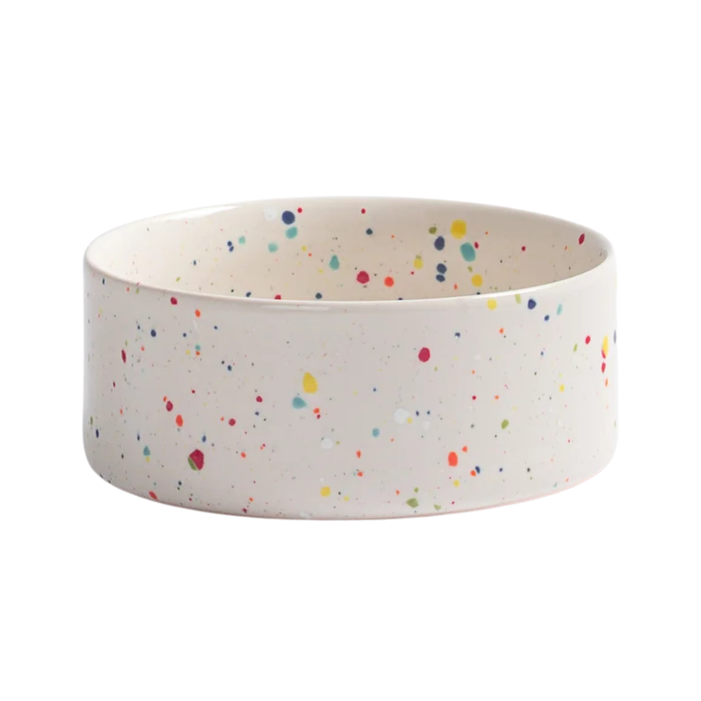 Keramik Hundenapf & Katzennapf 2er Set Ø16 cm Weiss – Egg Back Home Party Futternäpfe