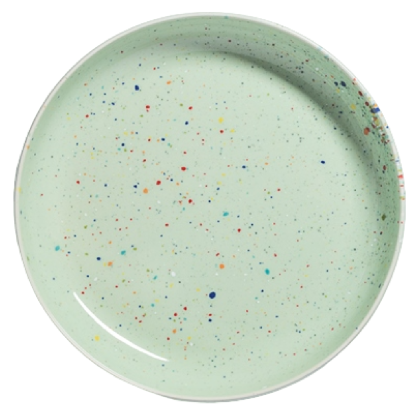 Tiefer Teller New Party Grün – Keramik Suppen- & Pastateller | Egg Back Home