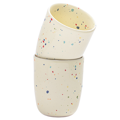 Keramik Becher New Party Lila – 220 ml | Egg Back Home
