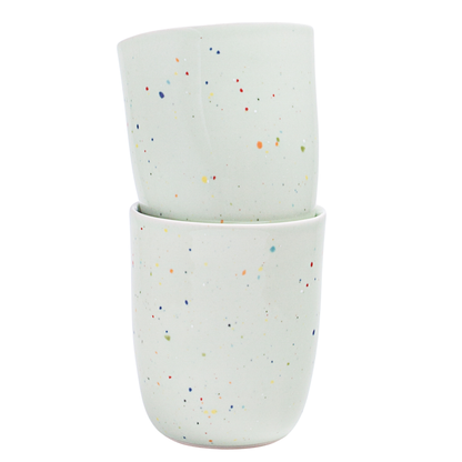 Keramik Becher New Party Grün – 220 ml | Egg Back Home