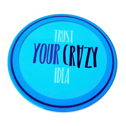 blauer deko getränke untersetzer