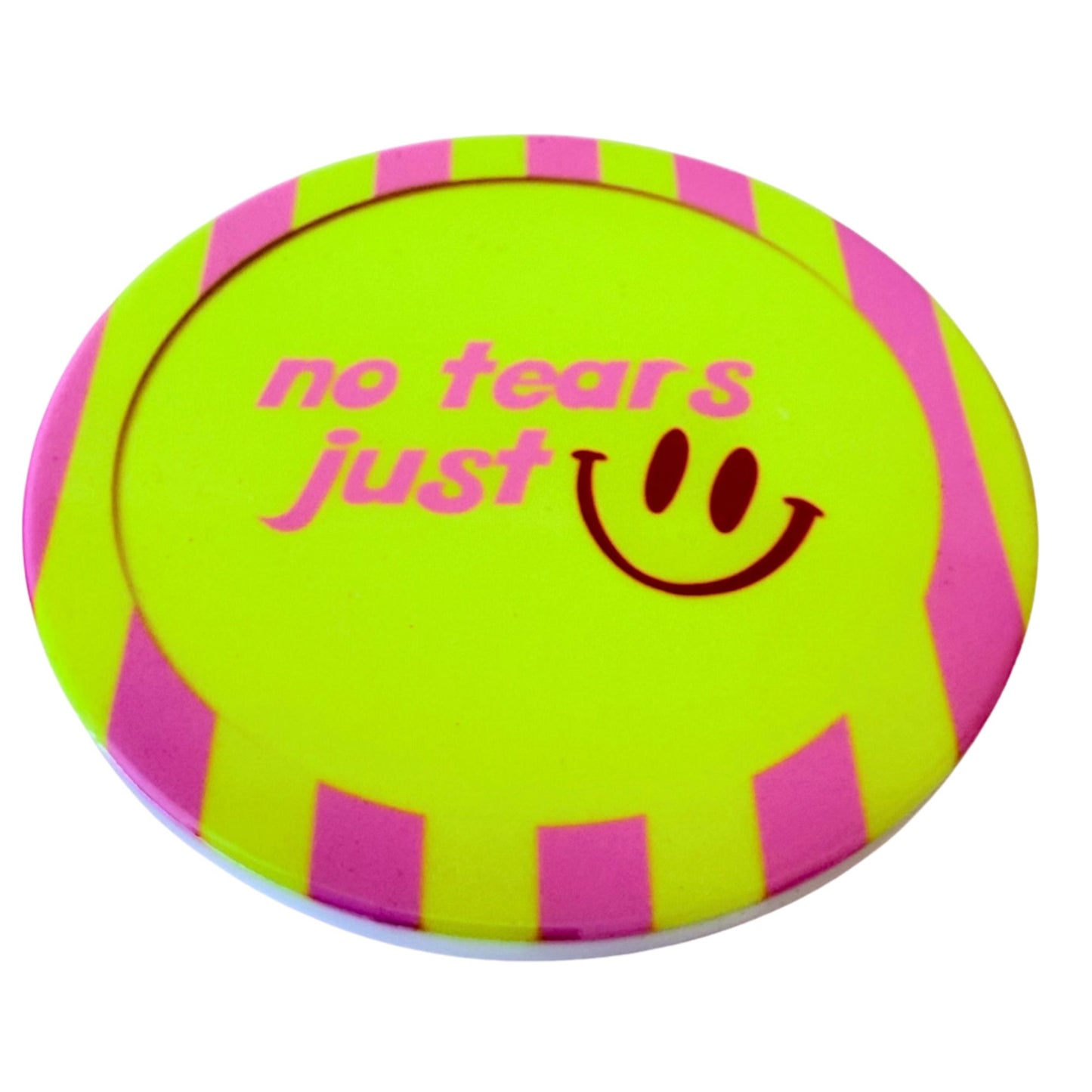 gelber deko untersetzer