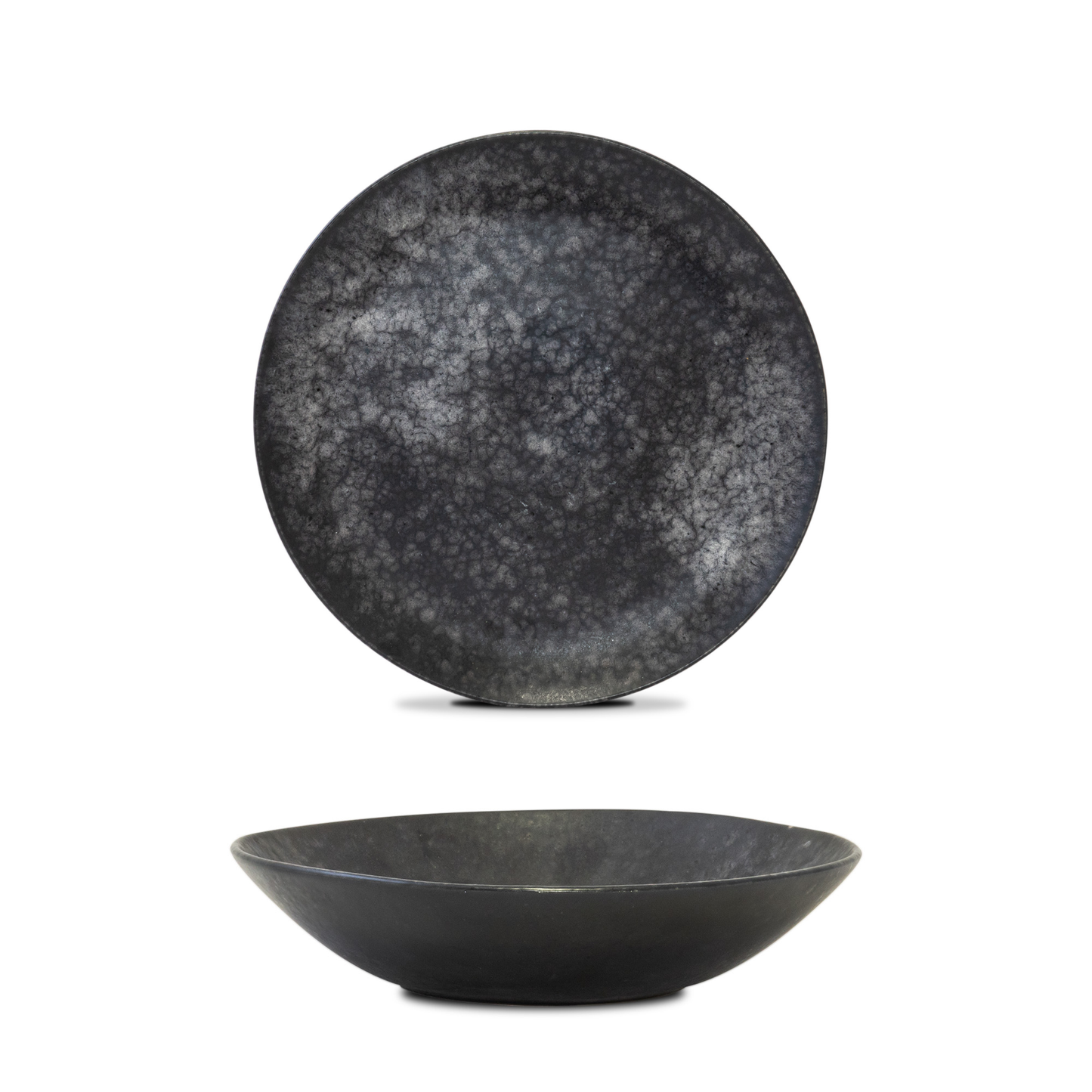 Suppenteller Keramik grün – tiefer handgemachter Teller für Suppe & Bowls | Amazonia Kollektion