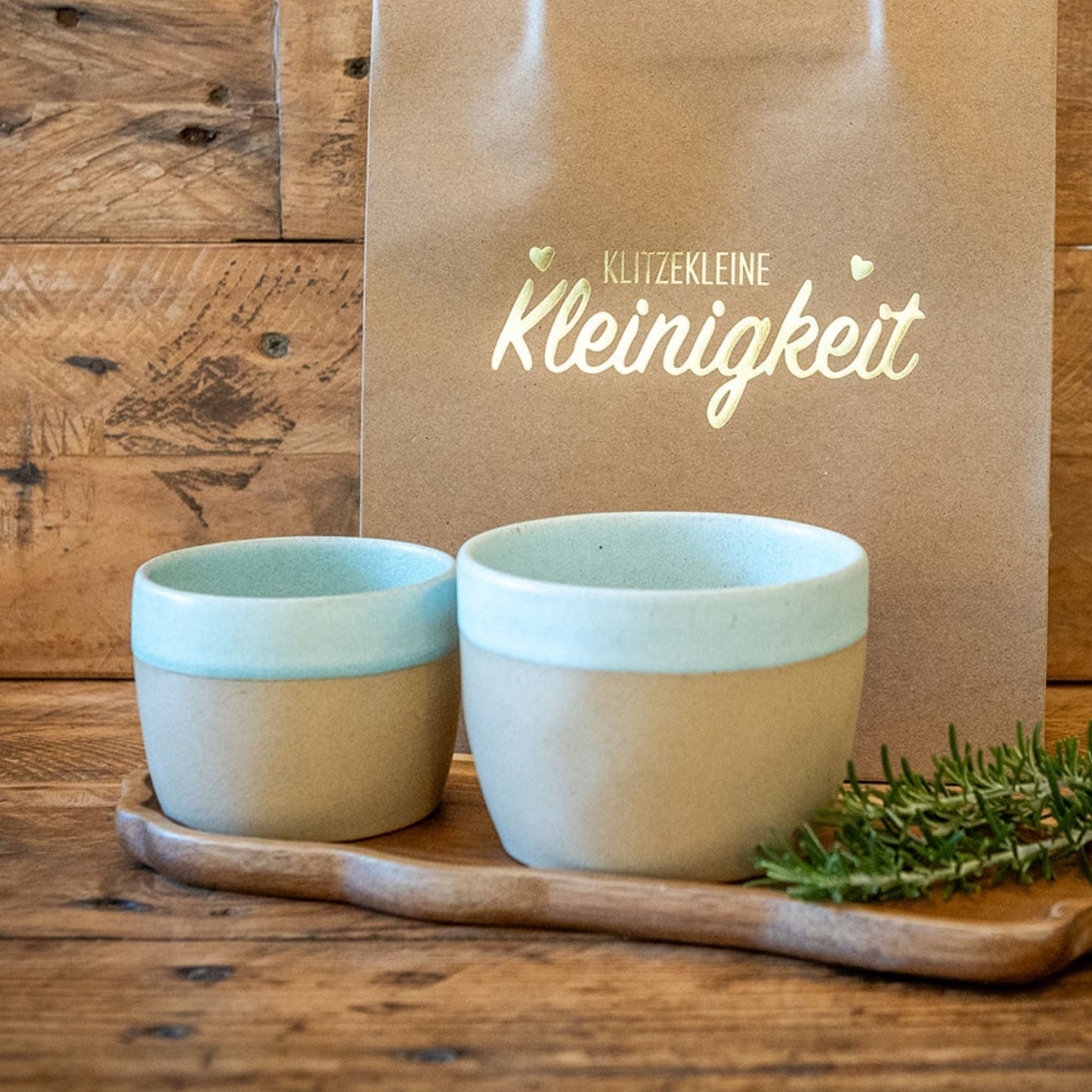 Areia Becher groß Türkis