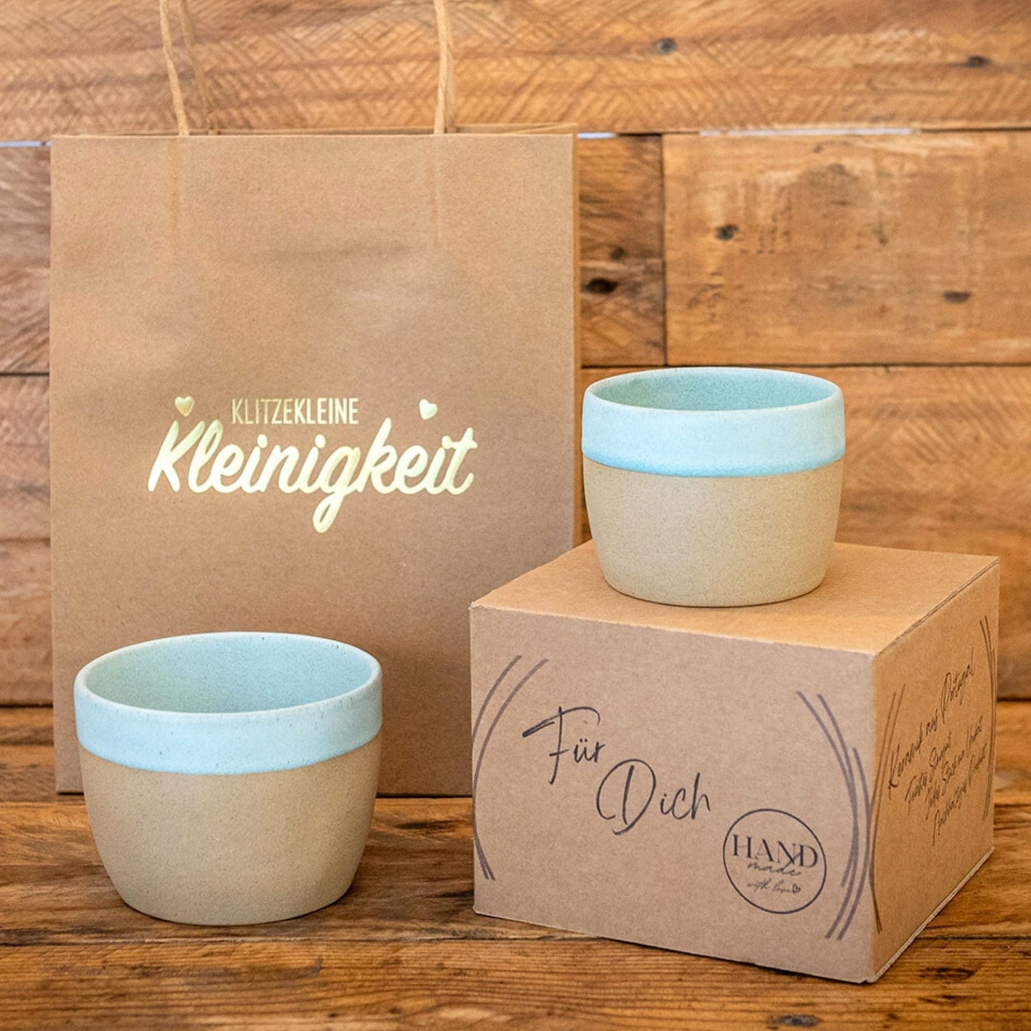 Areia Becher groß Türkis