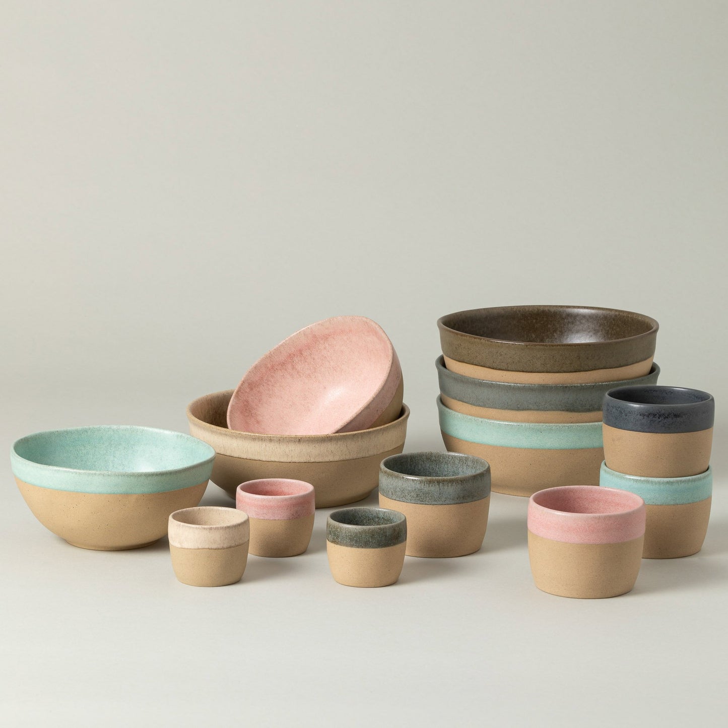Areia Becher groß Olive