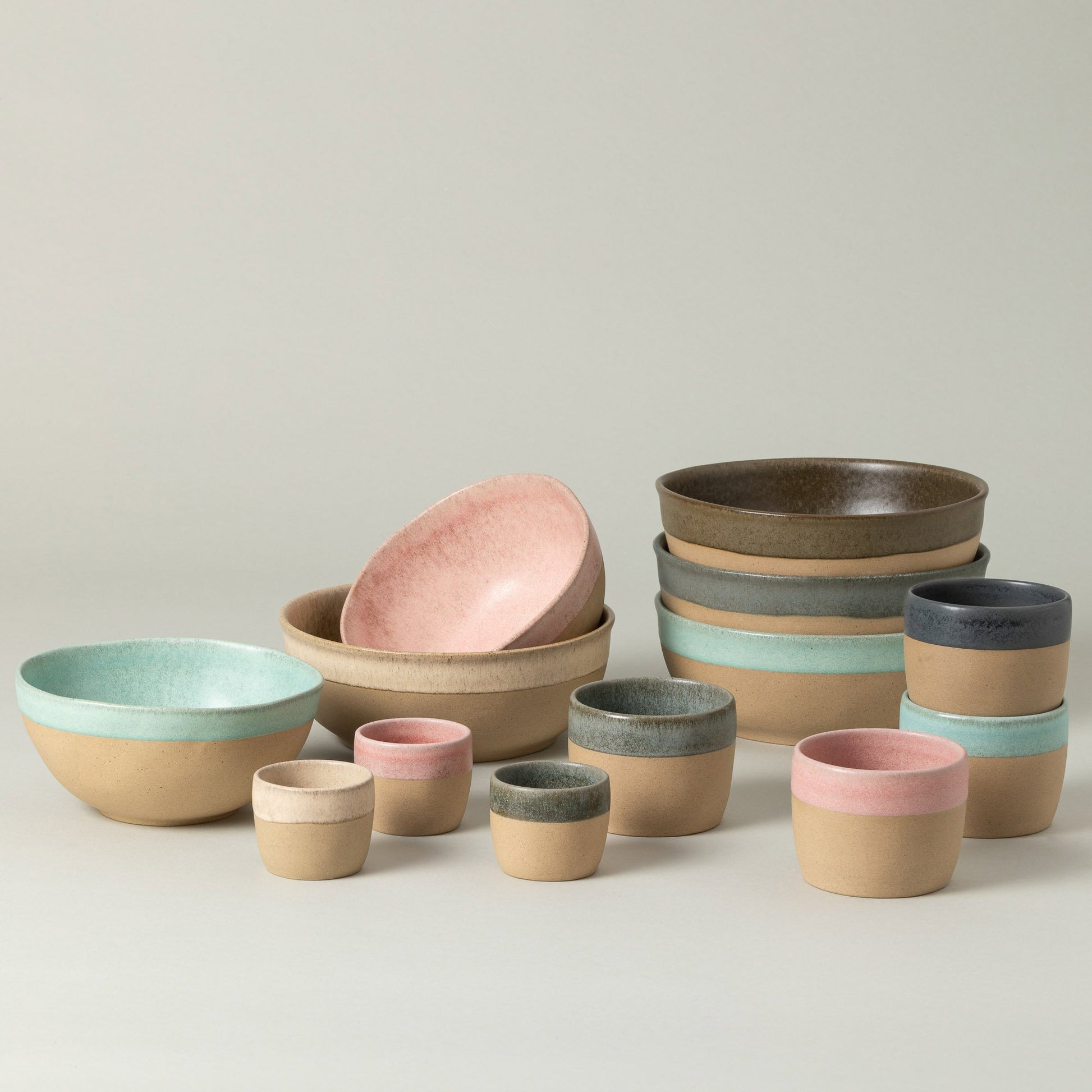 Areia Becher groß Olive