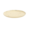 kleiner gelber Keramik Teller