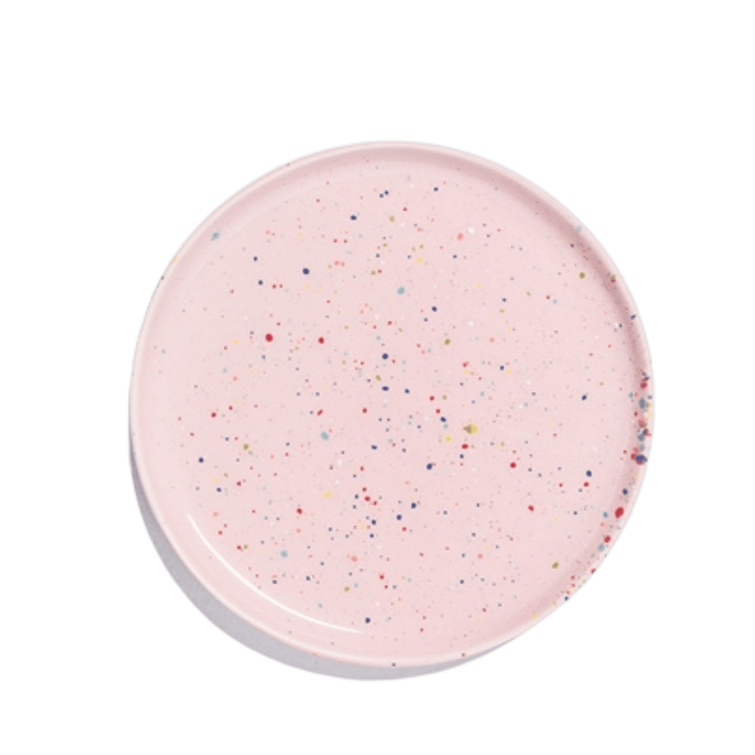kleiner rosa pink Keramik Teller handgemacht aus Portugal