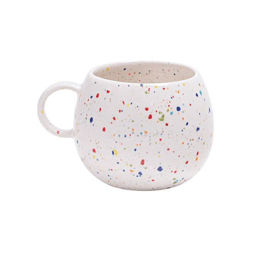 Primavera Keramik Tasse groß Weiß