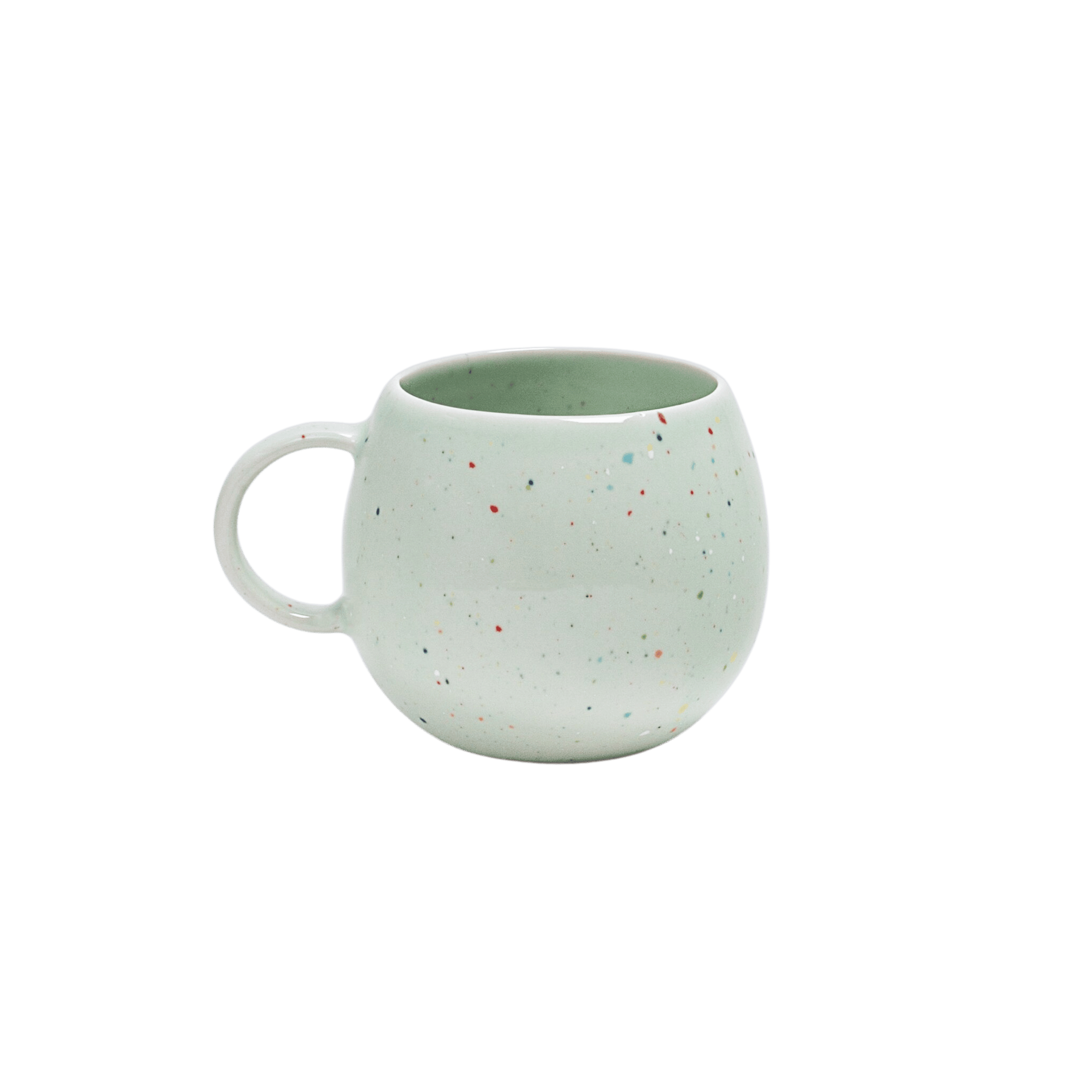handgemachte keramik tasse von egg back home in blau
