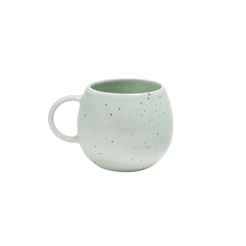 handgemachte keramik tasse von egg back home in blau