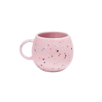 handgemachte keramik tasse von egg back home in pink