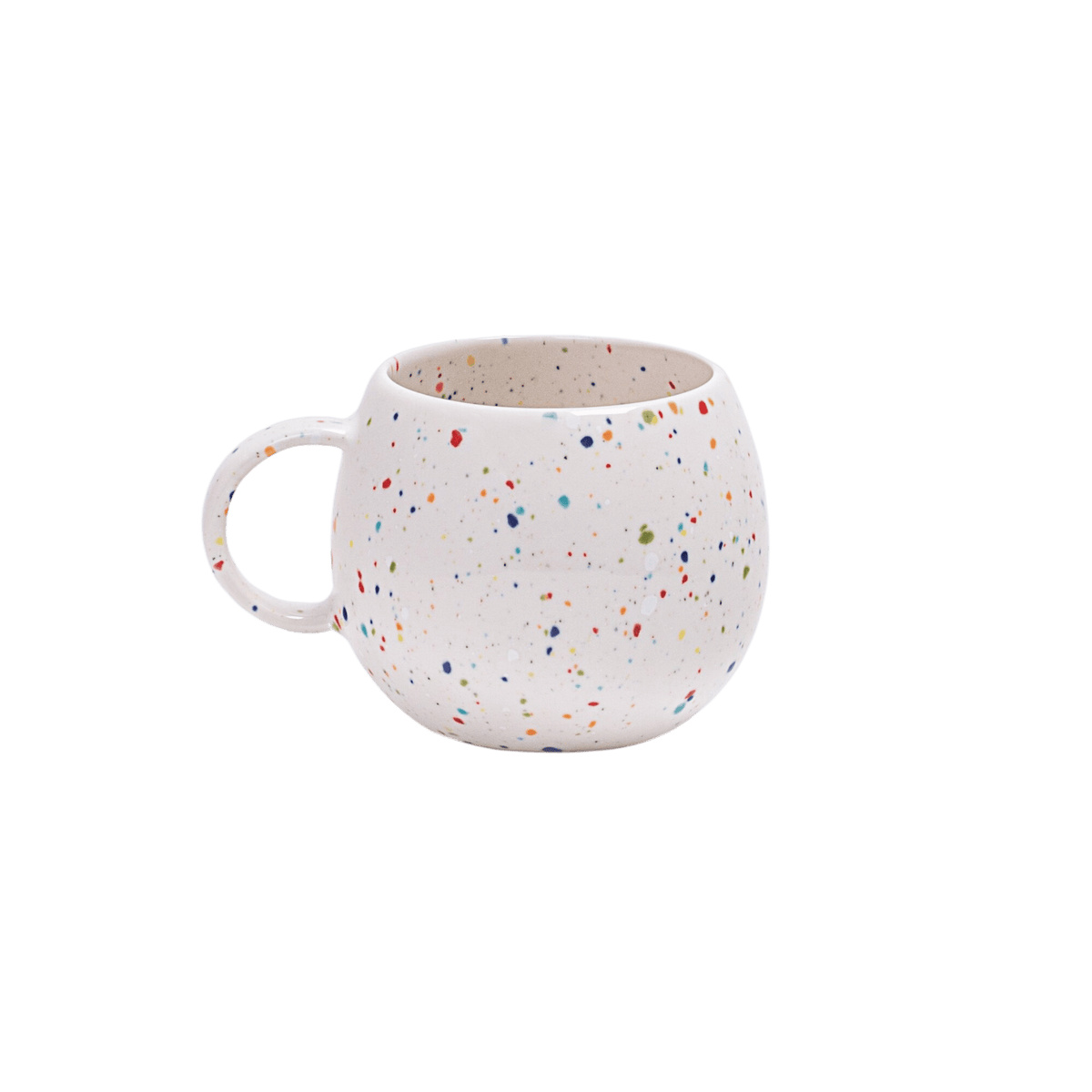 handgemachte keramik tasse von egg back home in weiß