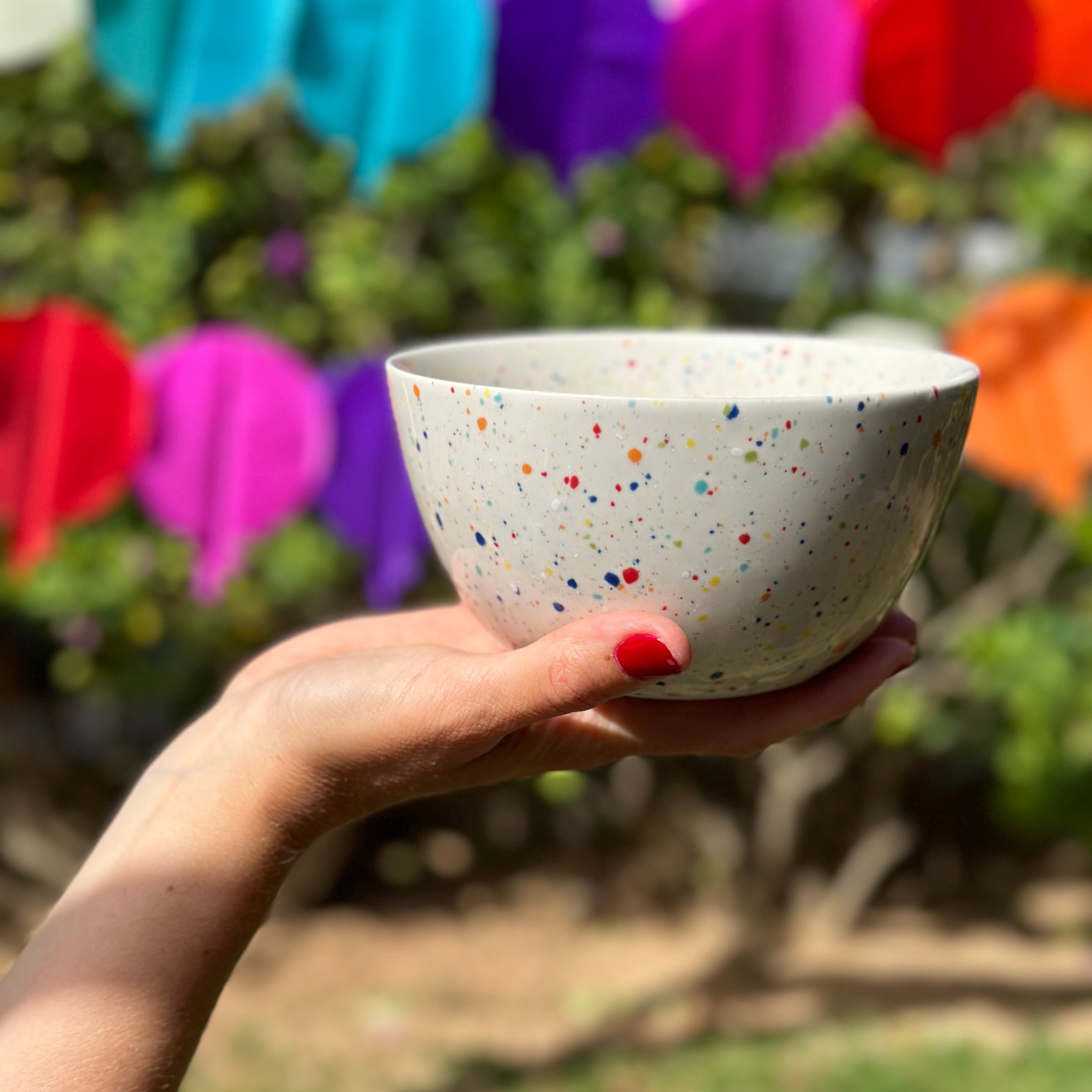 Primavera Schale medium Weiß