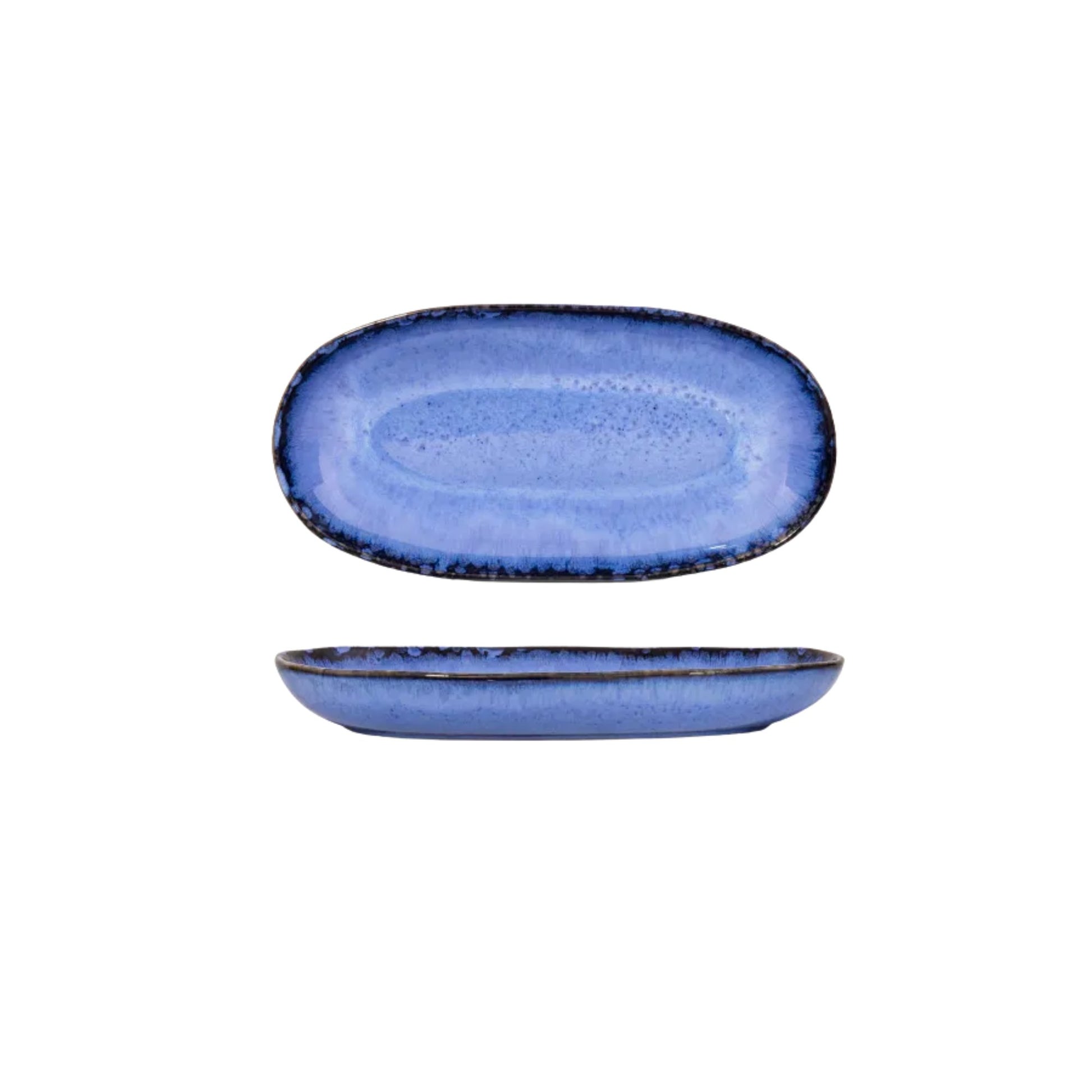 Amazonia Servierplatten Blau I 2 teiliges Set