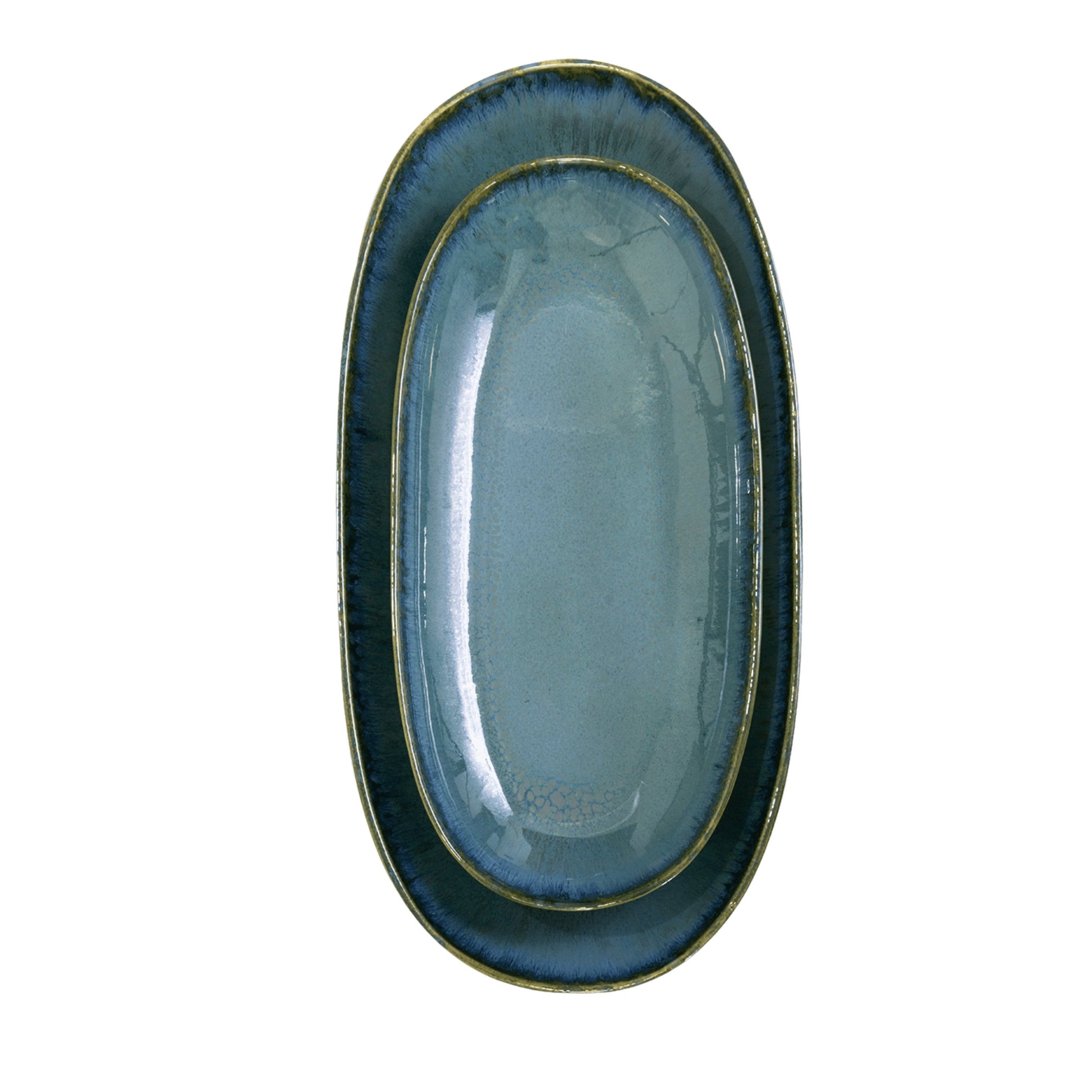 Amazonia Servierplatten Grün I 2 teiliges Set