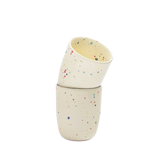 Primavera Keramik Becher Gelb