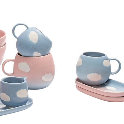 Porto Keramik Tasse groß Rosa