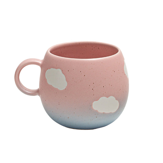 Porto Keramik Tasse groß Rosablau