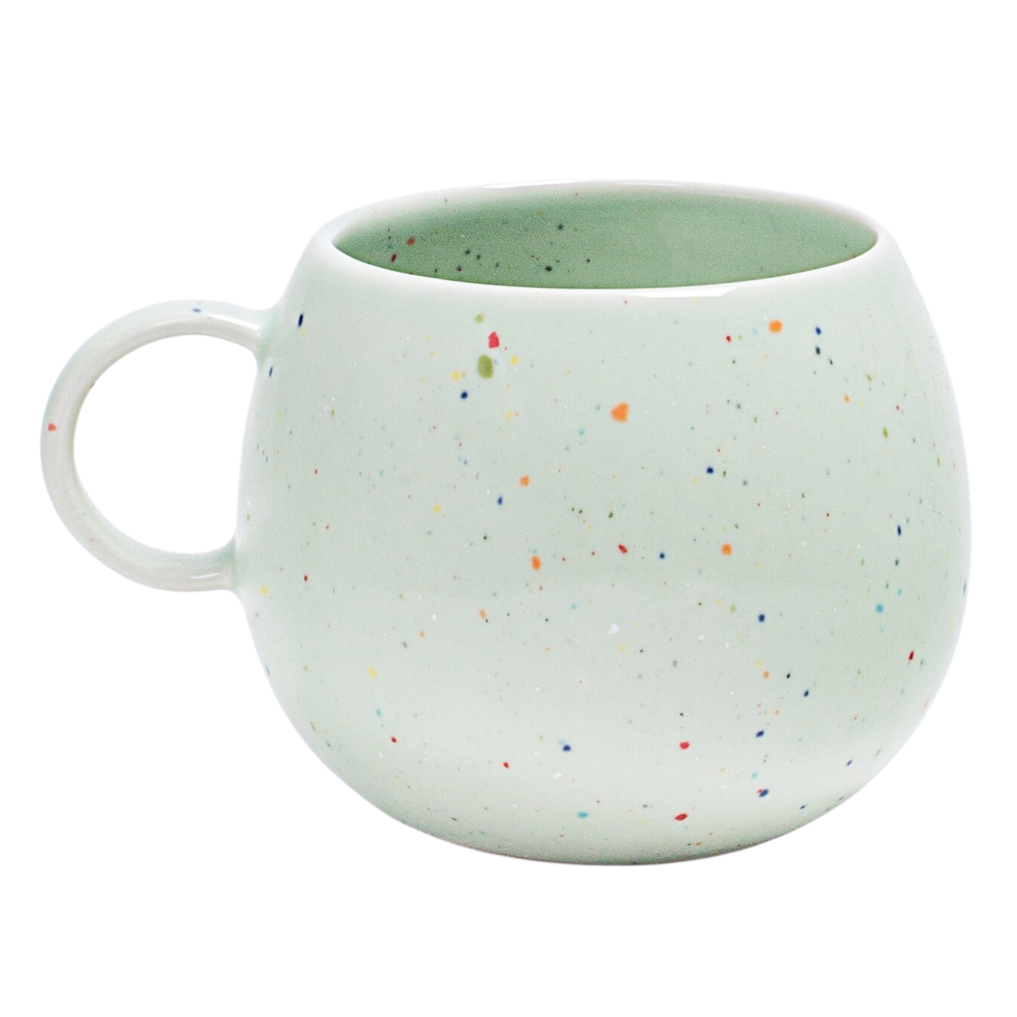 Keramik Jumbotasse New Party Weiß – 500 ml | Egg Back Home