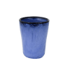 blaue keramik tassen in klein espress tassen