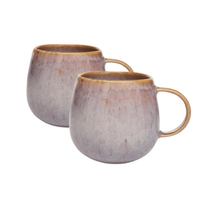 Amazonia Keramik Tasse groß Creme I 2 Stück
