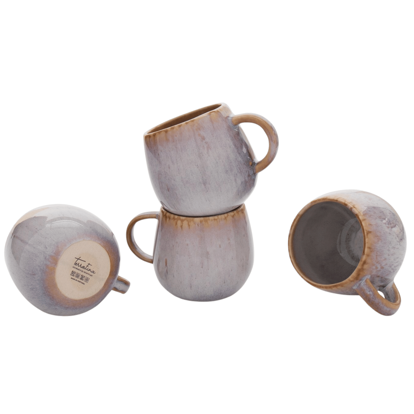 kleine keramik tassen in creme