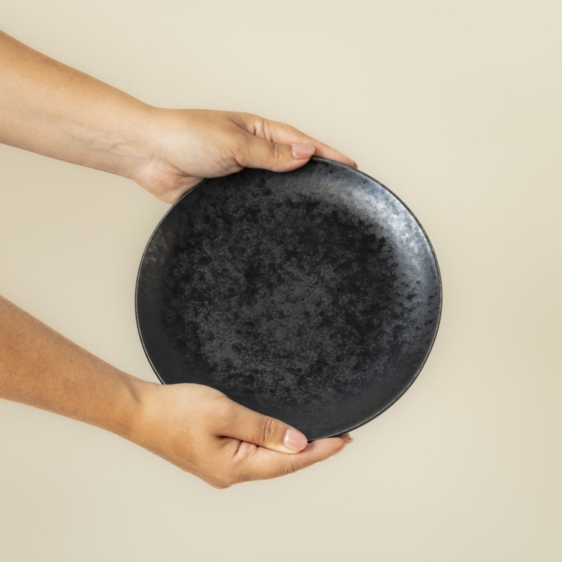 Black Stone Teller klein Schwarz