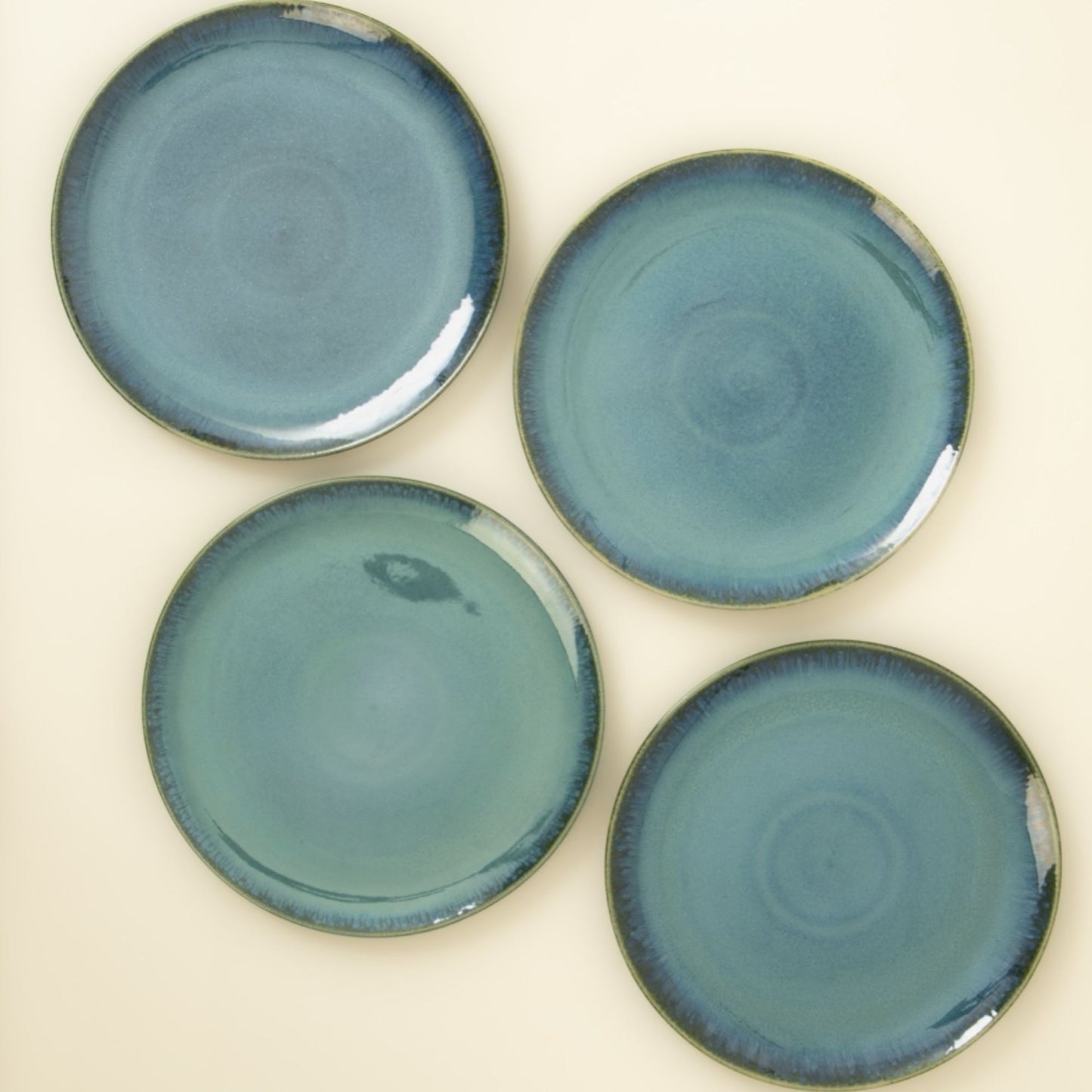 Amazonia Teller Set Grün I 12 teiliges Set