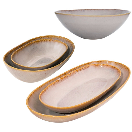 Amazonia Creme Schalen Set